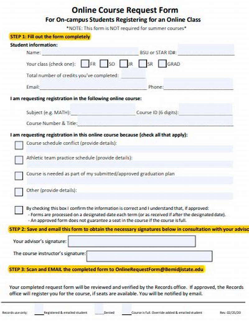 Wake Tech Course Request Form