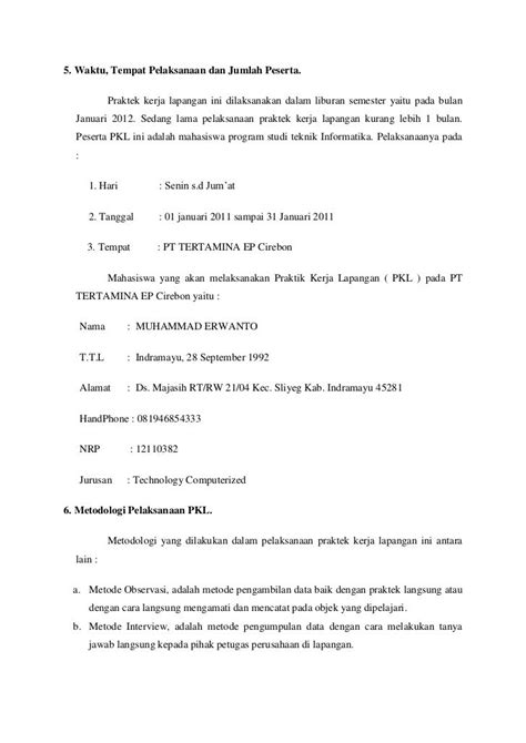 Waktu Dan Tempat Proposal