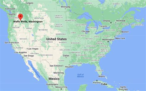 Wala Wala Washington Map