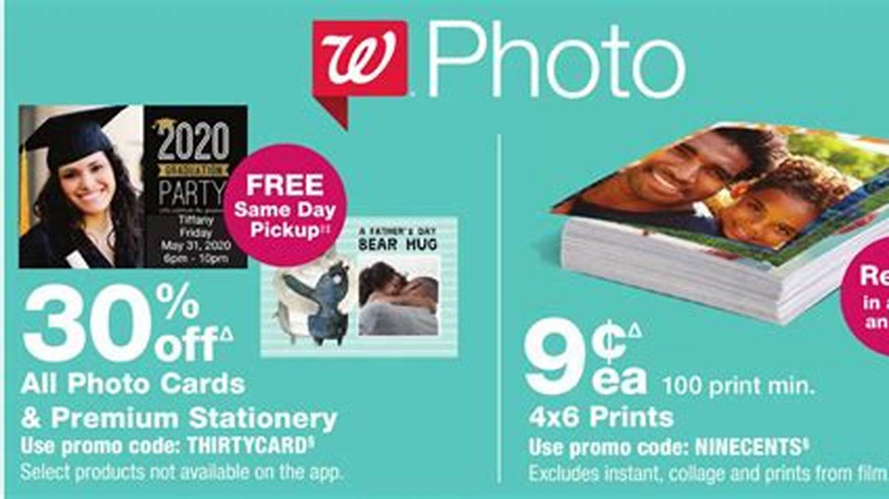 Walgreens Photo Promo Code 2024