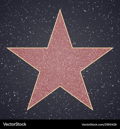 Walk Of Fame Star Template