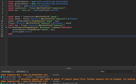 WalkSpeed does not replicates to Client - Scripting Support 