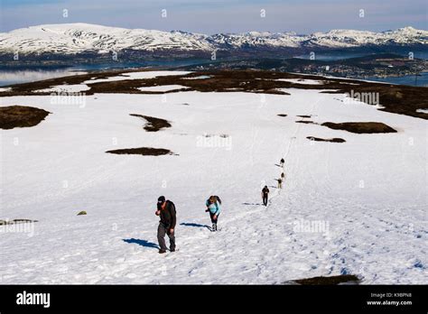 Walking through Tromso