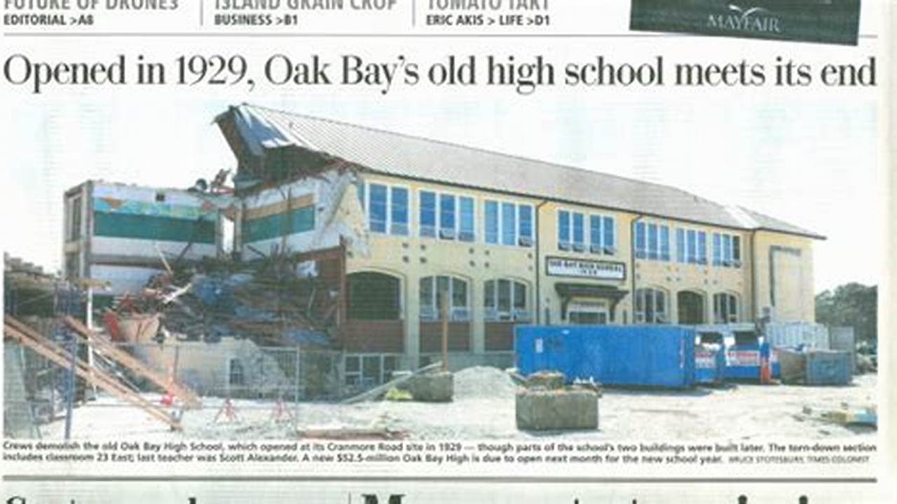 Walkthrough Of The Old Oak Bay High School;, 2024