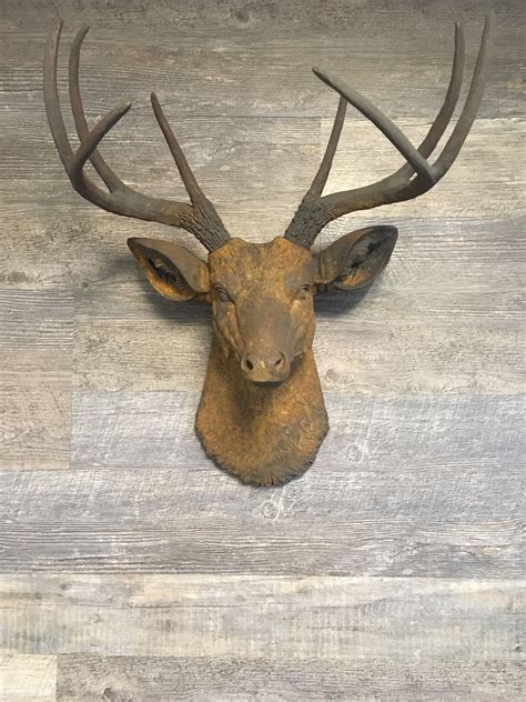 Wall Mounted Deer Head By The Orchard