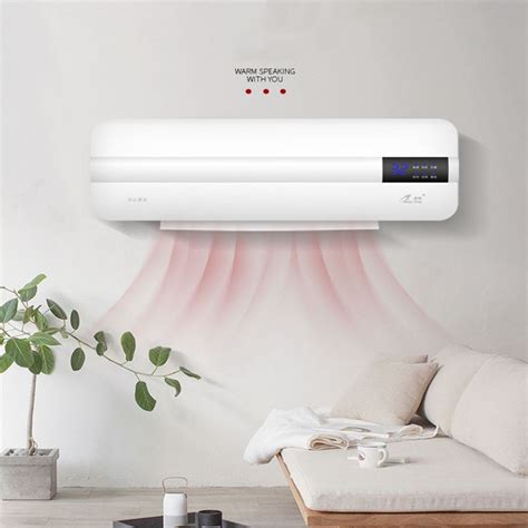 Household Wall mounted Heater Summer cooling Small air conditioner electric heating bathroom