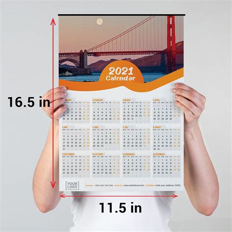 Wall Calendar Sizes