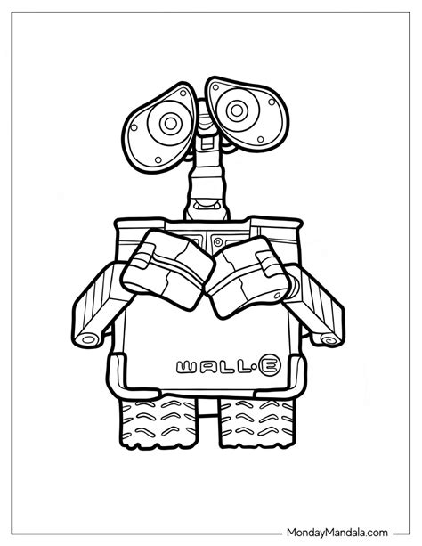 Wall E Coloring Pages
