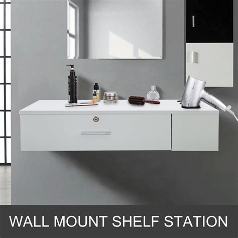 Dalia Wall Mount Styling Station With Mirror Salon Equipment Center