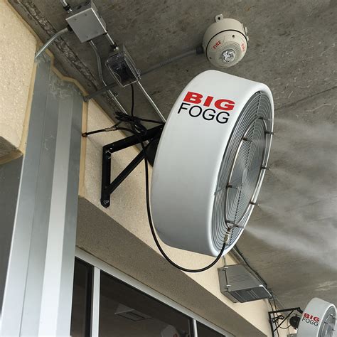 Mist Fan Wall Mounted Misting Fan Industrial Outdoor Cooling 660mm 260W Buy Fans