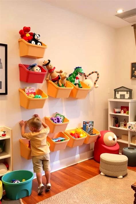 Wall Mounted Toy Storage