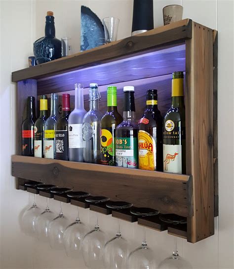 Cathys Concepts Personalized Rustic 5 Bottle Wall Mounted Wine Rack & Reviews Wayfair