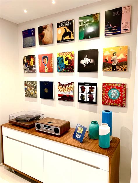 Vinyl Record Wall Mount Display Shelf 3D Printed Wall Art Decor, Apartment Friendly in 2020