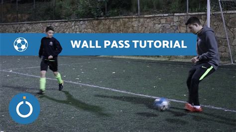 How to do a WALL PASS in Football Tutorial YouTube