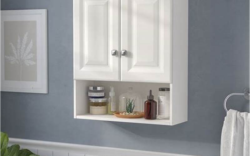 Wall-Mounted Cabinet Small Bathroom