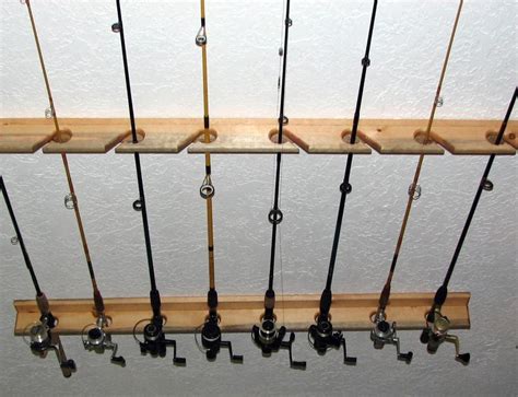 Wall-Mounted Fishing Rod Holders