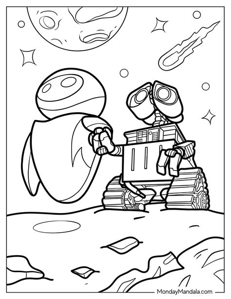 Walle Coloring Page