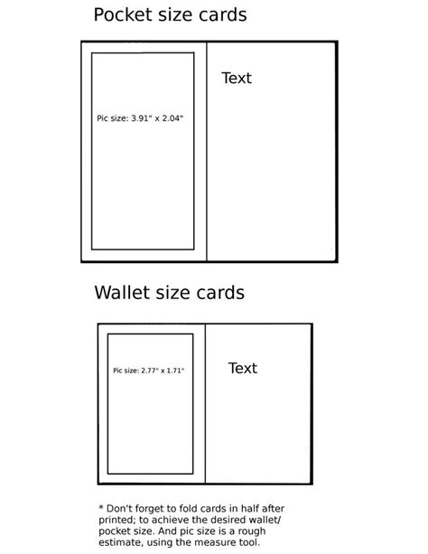 Wallet Size Photo Template