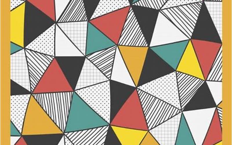 Wallpaper Minimalis Dengan Desain Geometris Yang Simetris
