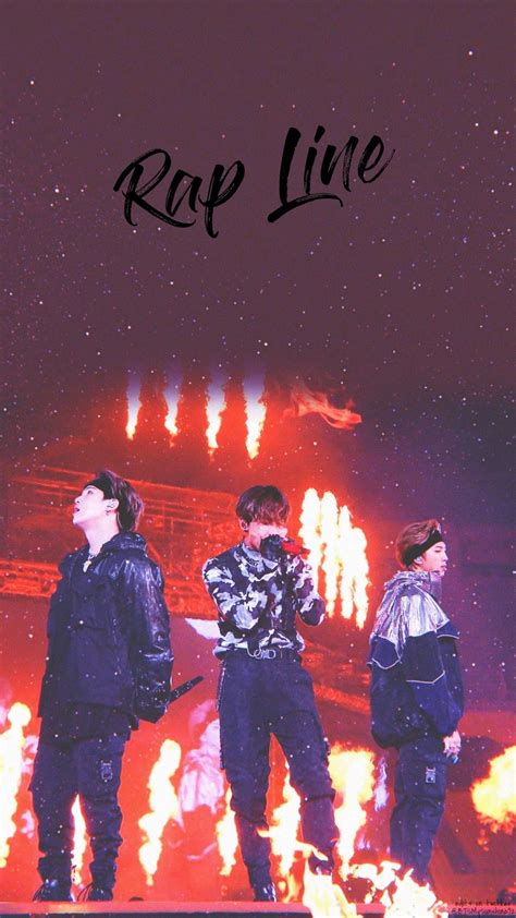 Wallpaper Bts Rap Line