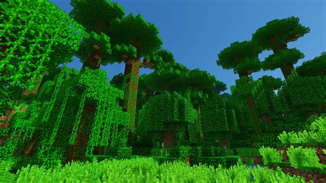 Wallpaper Minecraft Jungle