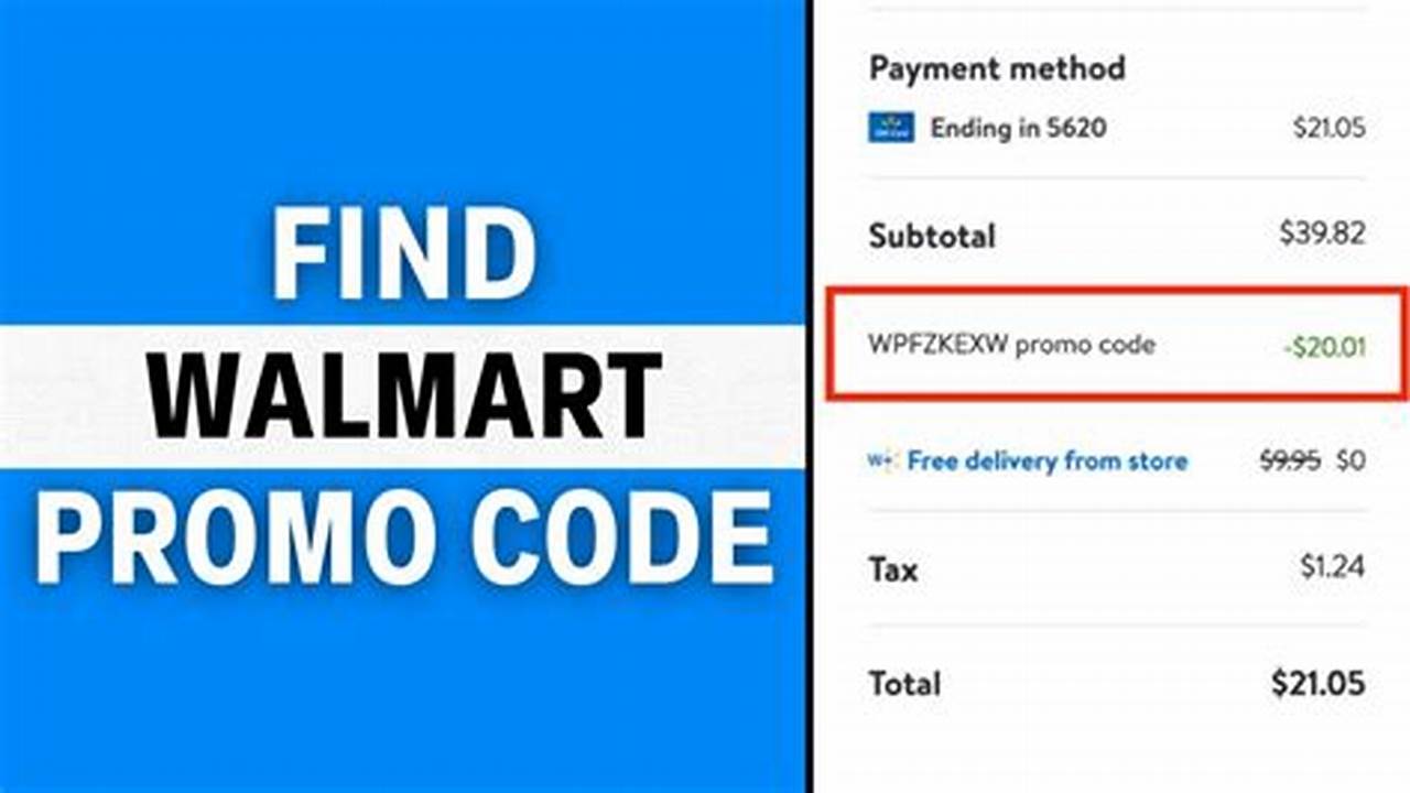 Walmart Delivery Promo Code 2024