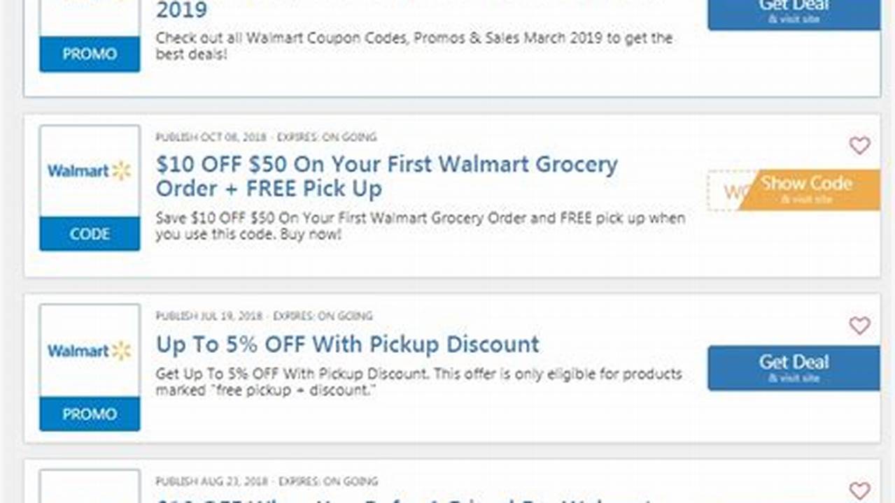 Walmart Promo Code 2025 November 2025