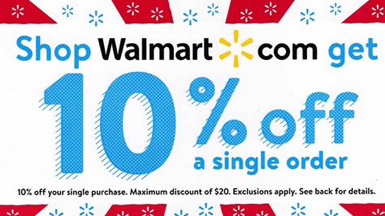 Walmart Promo Code July 2024 Printable