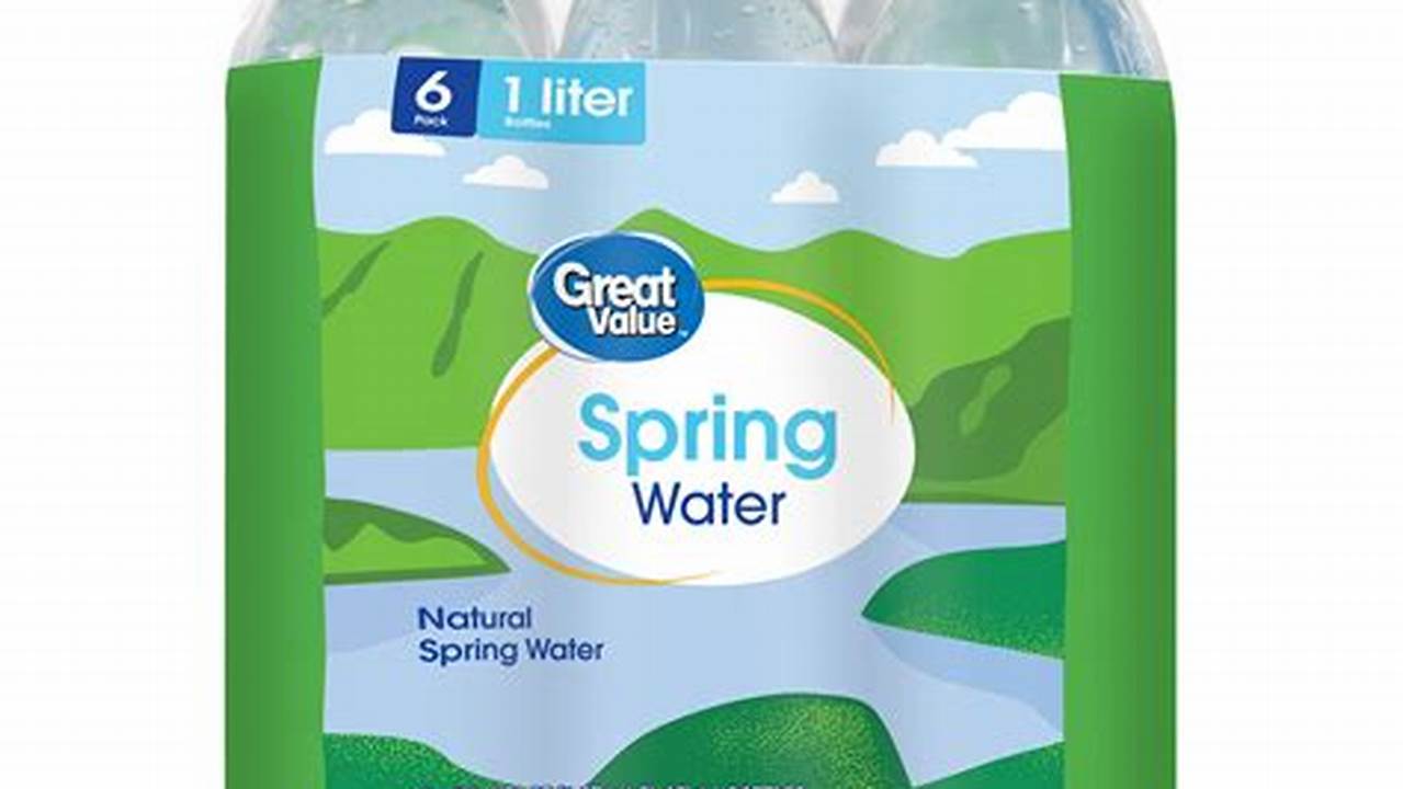 Walmart Spring Water Recall