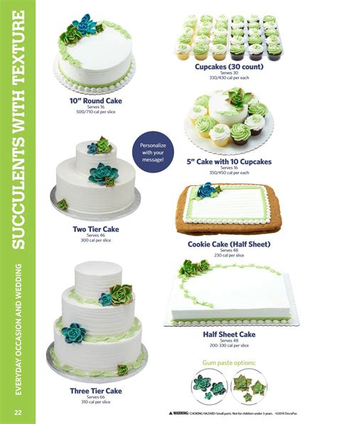Walmart Cake Catalog