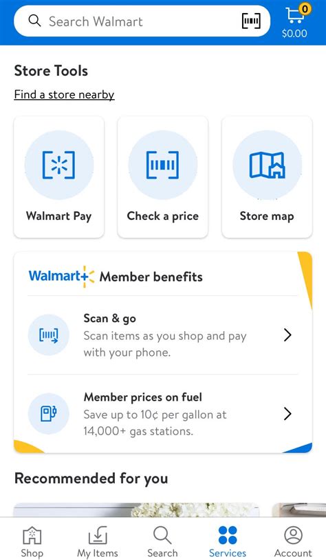 Walmart Pay app