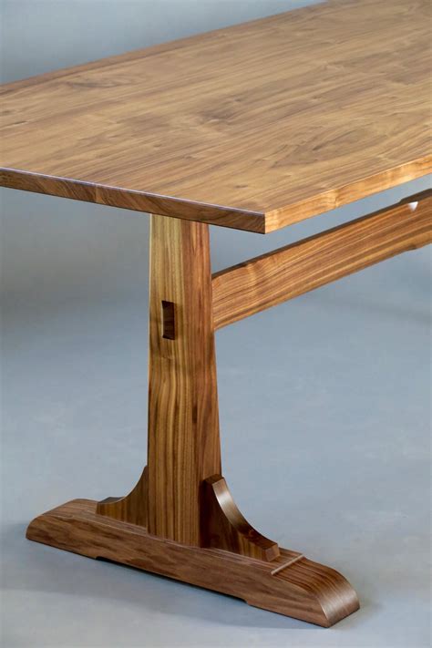 Walnut Trestle Dining Table