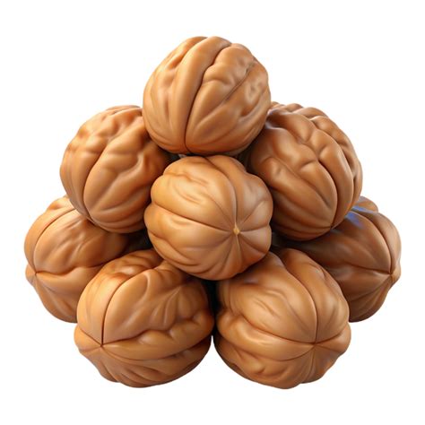 Walnuts 3D PNG