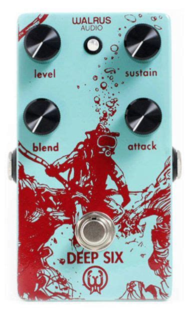 Experience Sonic Depths like never before with the Walrus Audio Deep Six V1 - A Game-Changing Compressor for Musicians!