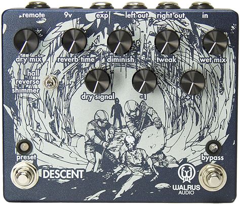 Walrus Audio Descent Dynamic Reverb and Modulation