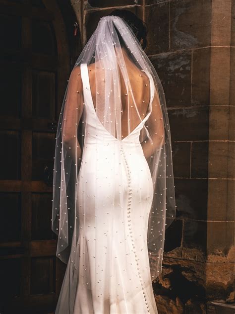 Bride with Waltz Length Veil