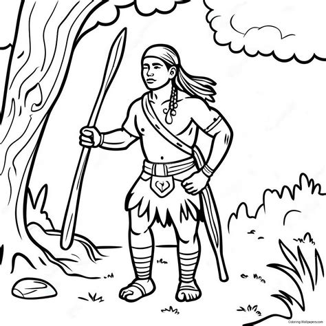 Wampanoag Coloring Pages