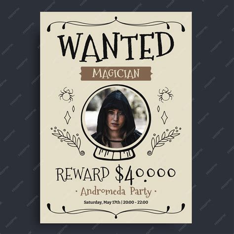 Wanted Invitation Template Free Printable Templates