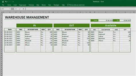 Excel Spreadsheet For Warehouse Inventory Sosfuer Spreadsheet inside