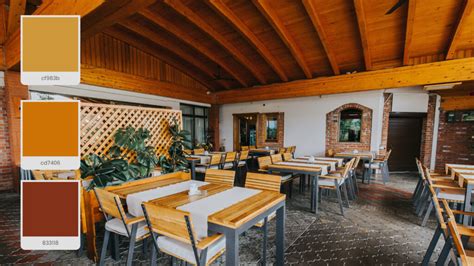 Warm Colors Restaurant Design