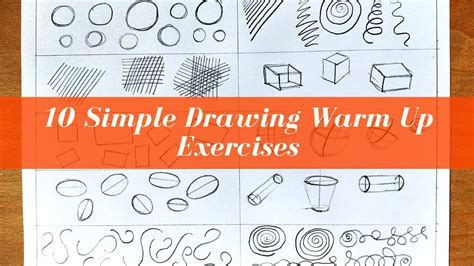 Warm Up Exercises Drawing