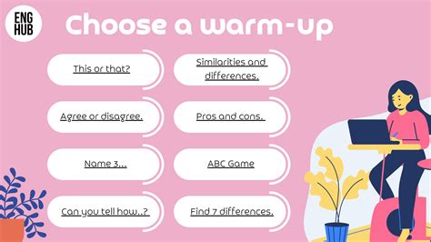 Warm Up Exercises English Teaching