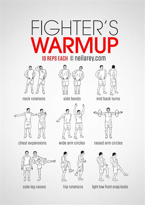 Warm Up Exercises Kickboxing