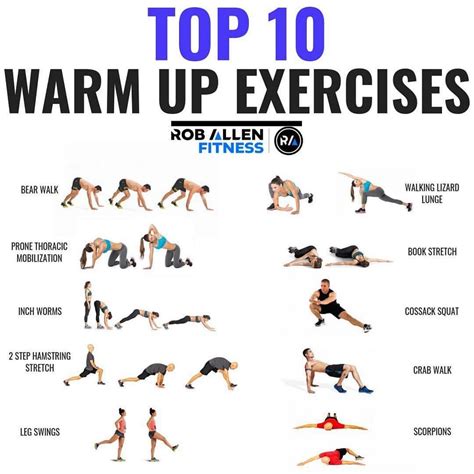 Warm Up Exercises With Pictures