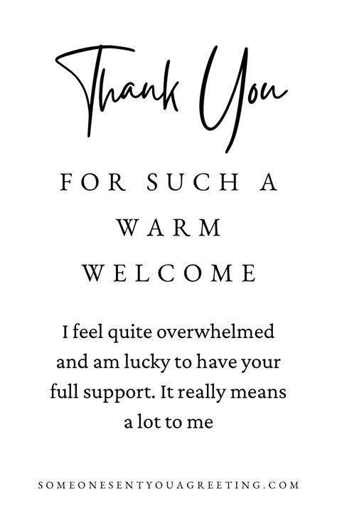 Warm and Welcoming