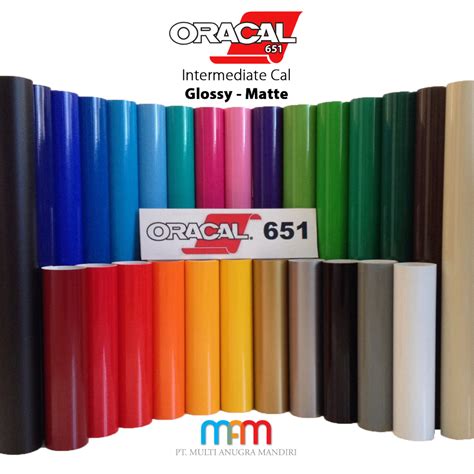 Warna Cutting Sticker Oracal