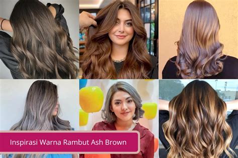 Warna Rambut Ash Highlight Wanita