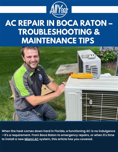 Warning Signs AC Repair Boca Raton