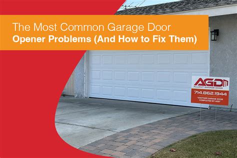 Warning Signs Garage Door Opener Problems