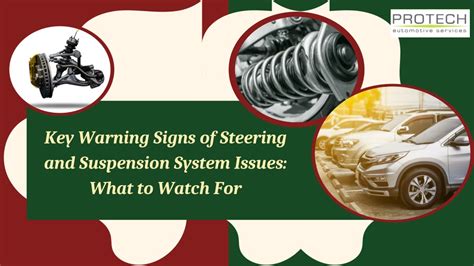 Warning Signs Steering and Suspension Problems